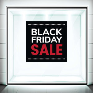 Αυτοκόλλητα Βιτρίνας Black Friday